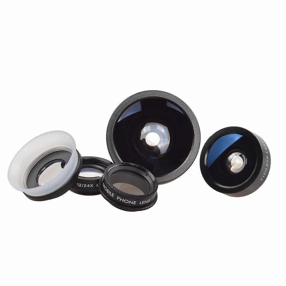 Apexel Phone Camera Lenses 5 In 1 Fish Eye Wide Angle Macro Lens Camer You Buy I Ship