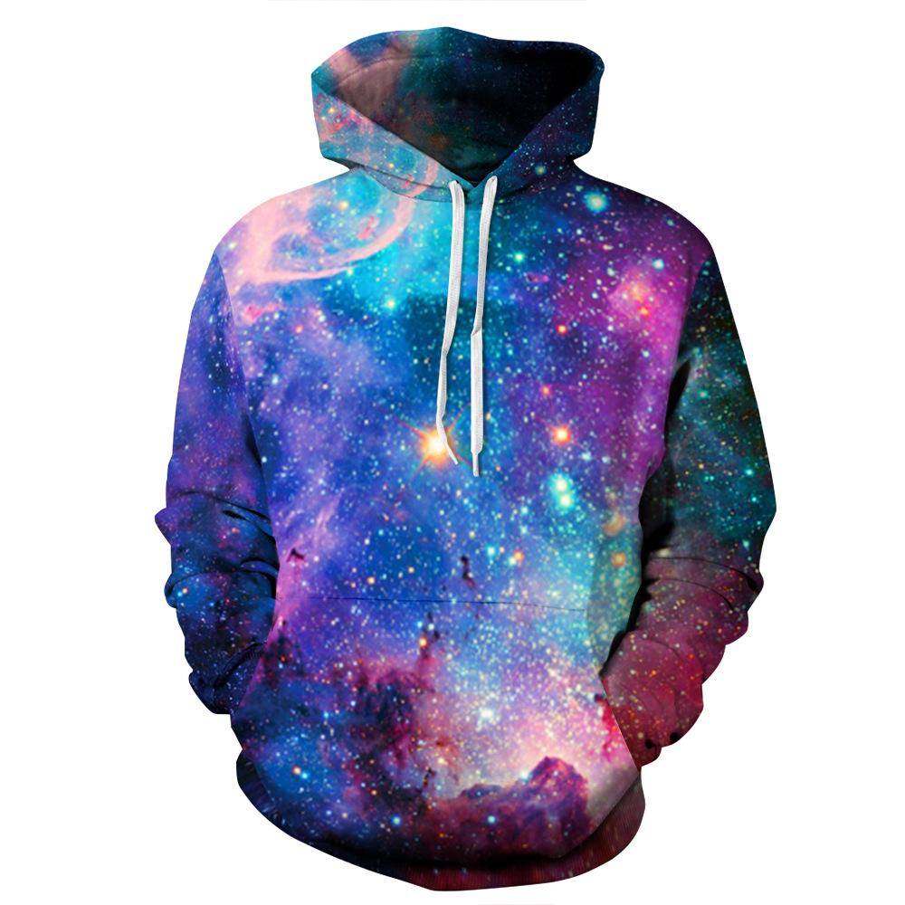 paint spill galaxy hoodie