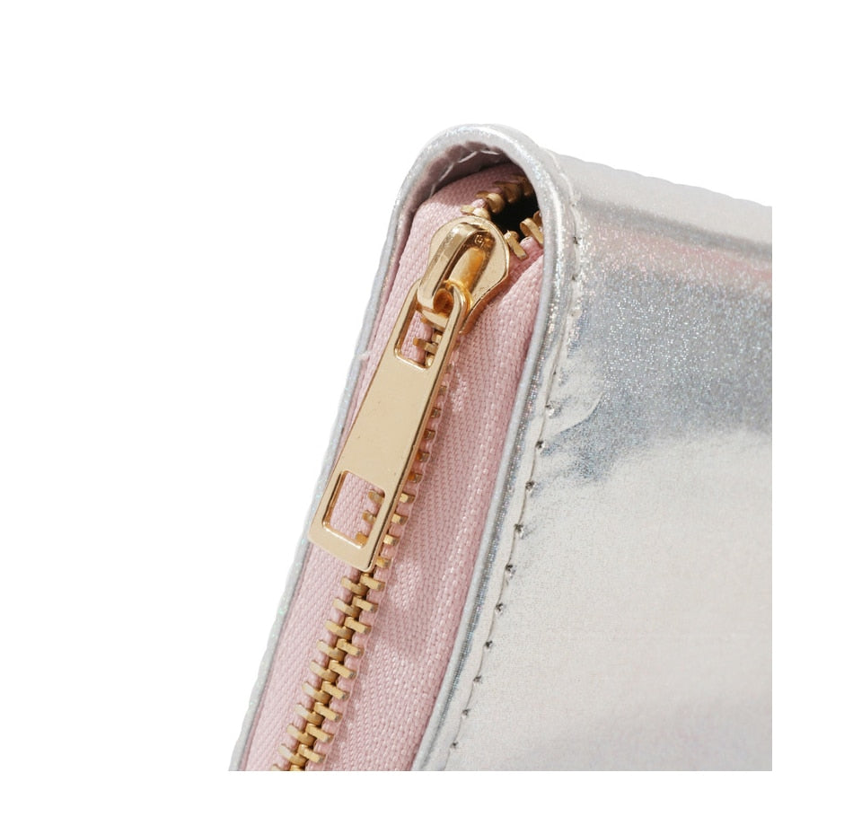 Hailey Holographic Wallet – Clarity Handbags