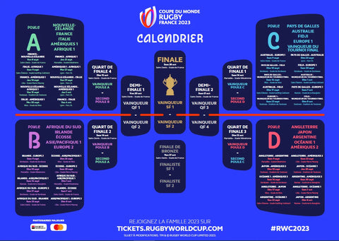 coupe du monde de rugby calendrier officiel