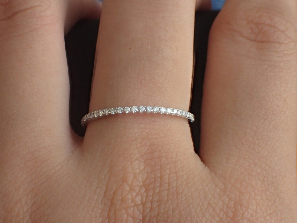 1 2 Ct Tw Diamond Eternity Wedding Band In 14k White Gold