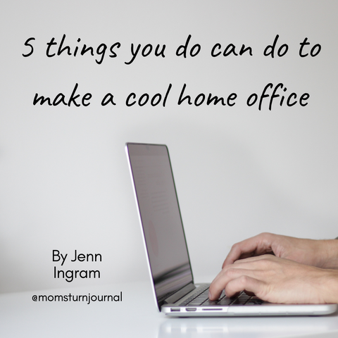 adjustable desk, balance ball, home office tips