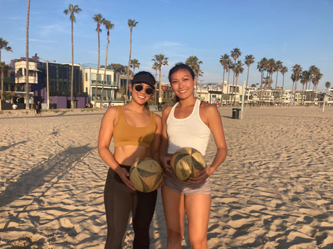 Beach Volleyball Association, Venice Beach, Kelsey Fargis, Melissa Fang, Mom's Turn Journal