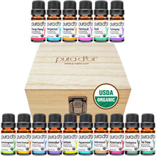 Load image into Gallery viewer, Sweet 16 Essential Oil Set - USDA Organic, 100% Pure, Natural, Therapeutic Grade