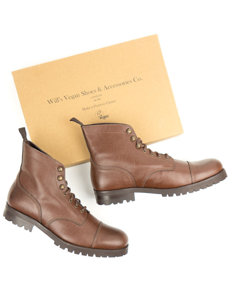 vegan leather work boots