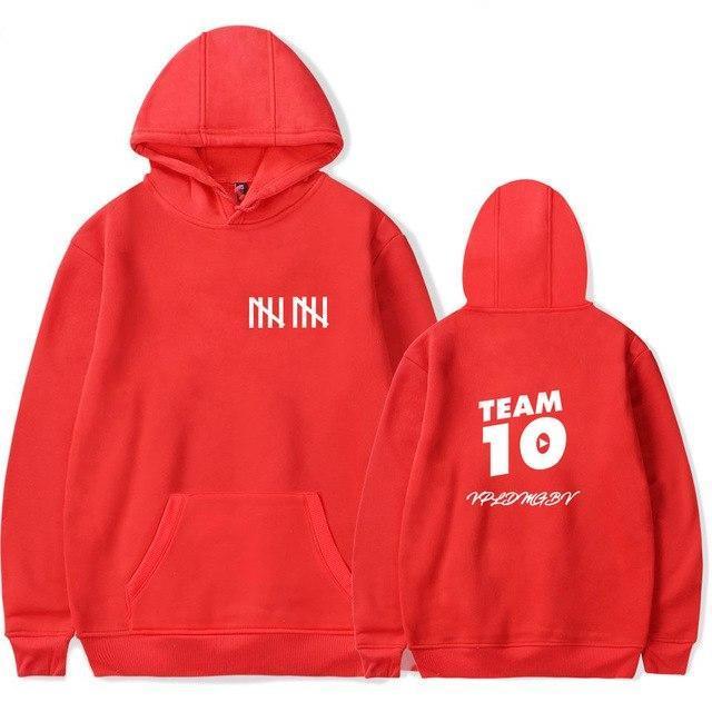 jake paul red hoodie