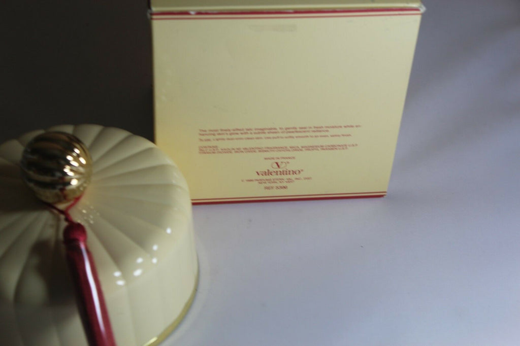 Rare Vintage 1986 Valentino Dusting Powder 6 oz. Brand New in Box