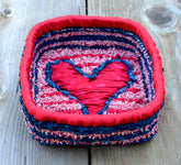 Color Crazy Pattern Heart Trinkets Box