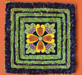 Color Crazy Pattern French Garden Trivet