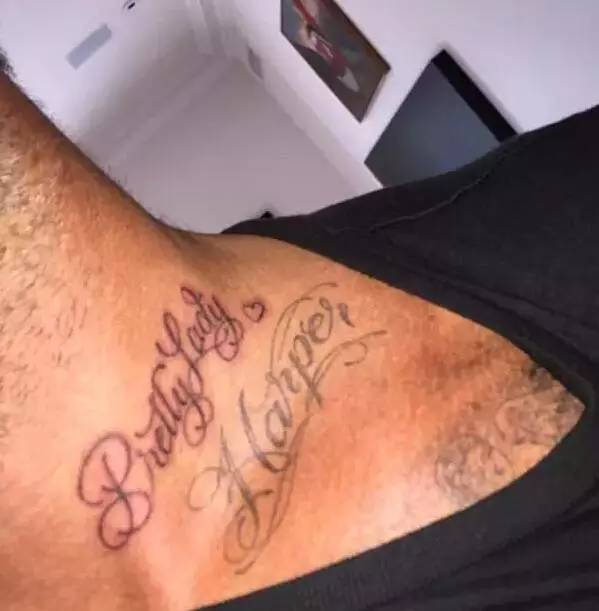 Beckham's tattoo