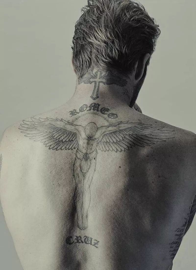 Beckham's tattoo