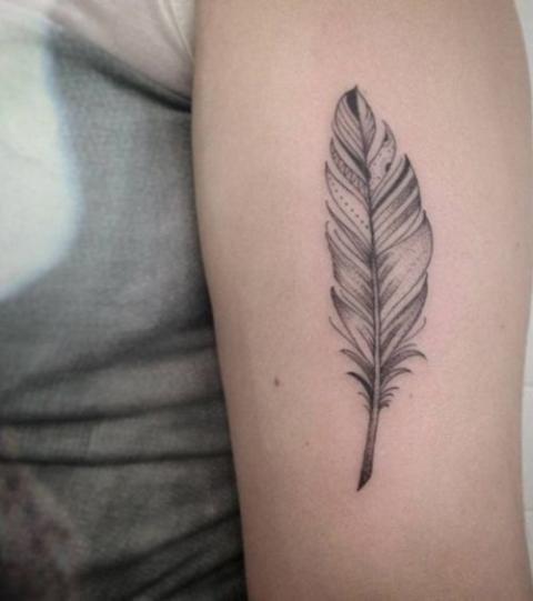 Feather tattoo