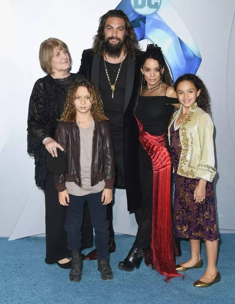 Jason Momoa and family