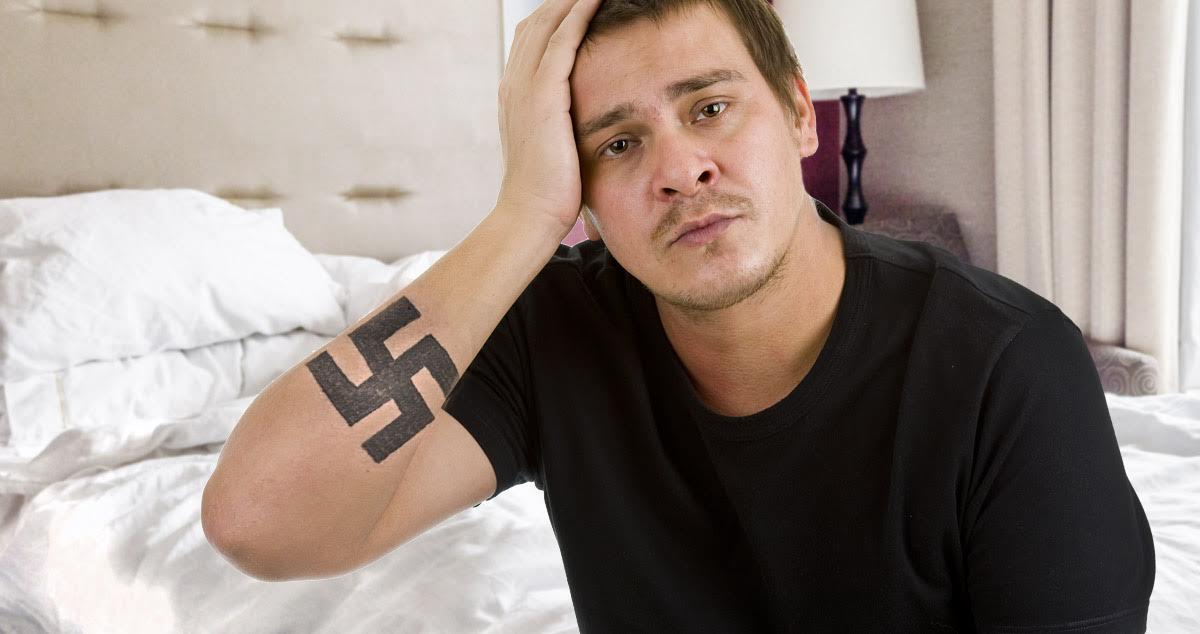 Swastika tattoo