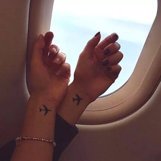 airplane tattoo