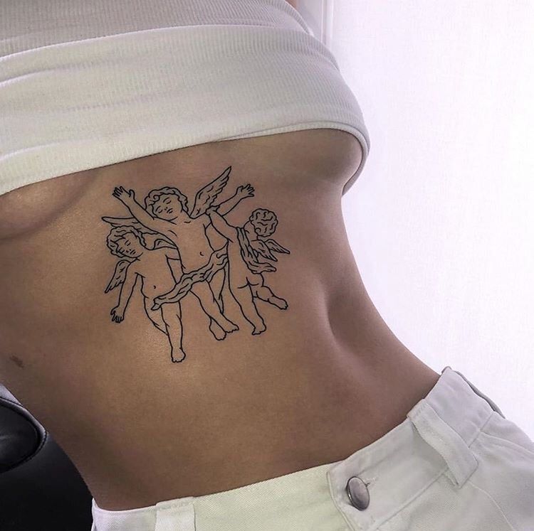 angel tattoo