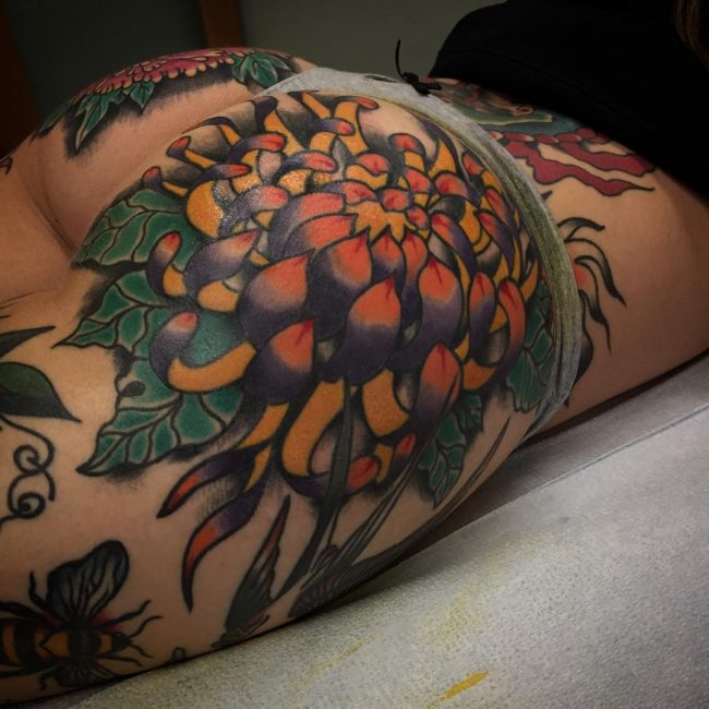 butt tattoo