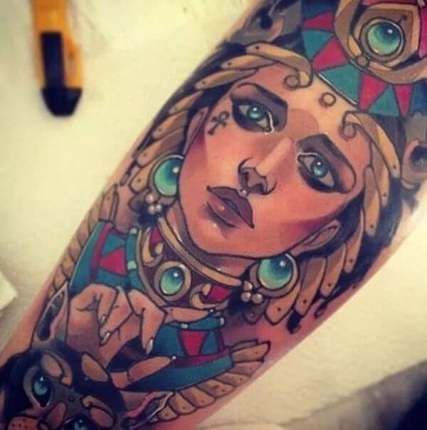 Egyptian Queen Tattoo Ideas | TikTok
