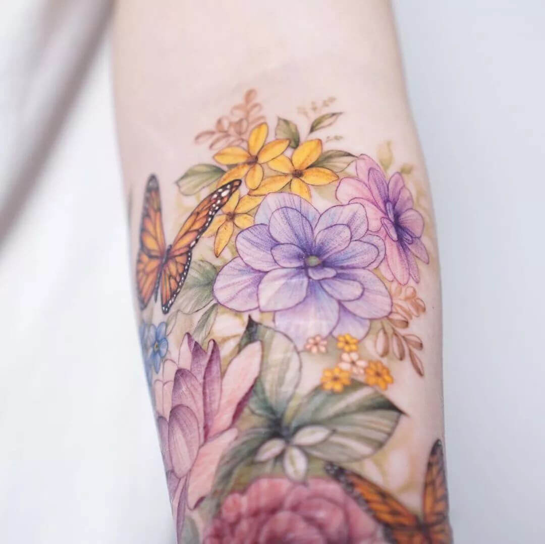 flower tattoo