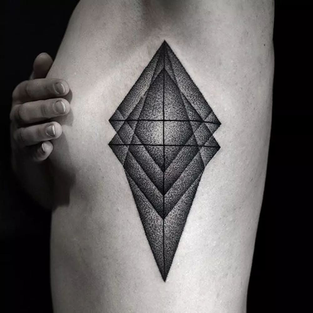 geometric tattoo for women