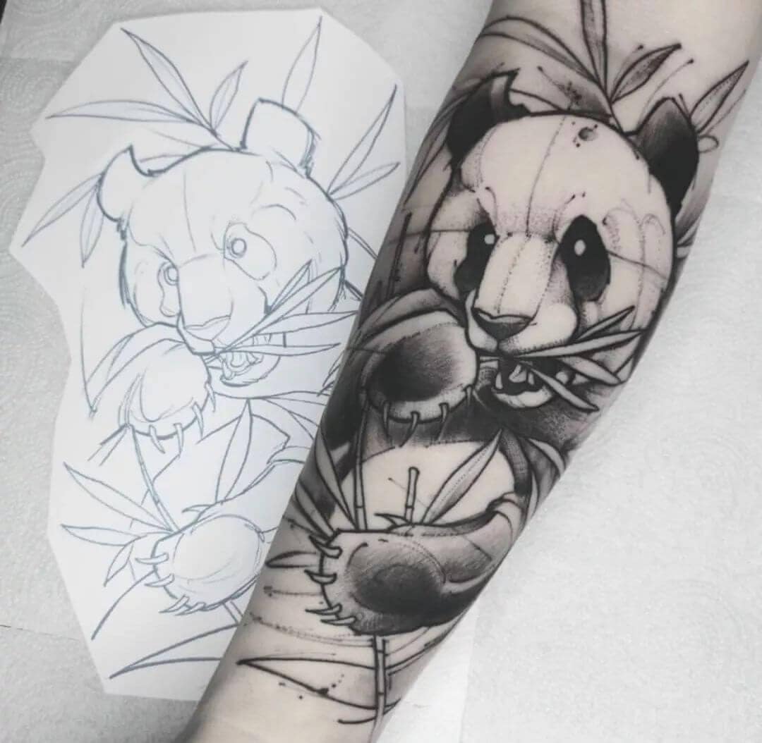 panda tattoo