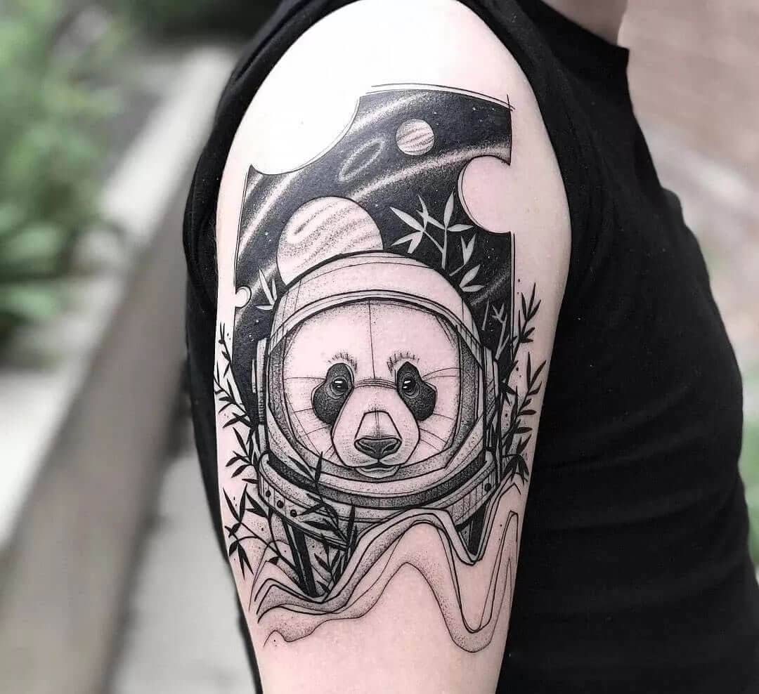 panda tattoo