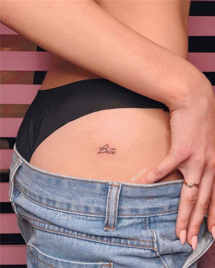 butt tattoo
