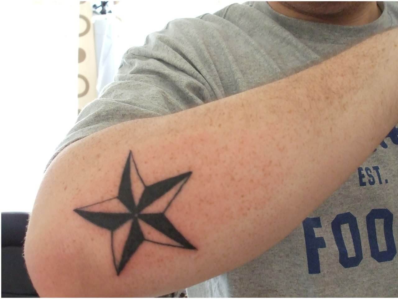 star tattoos for men