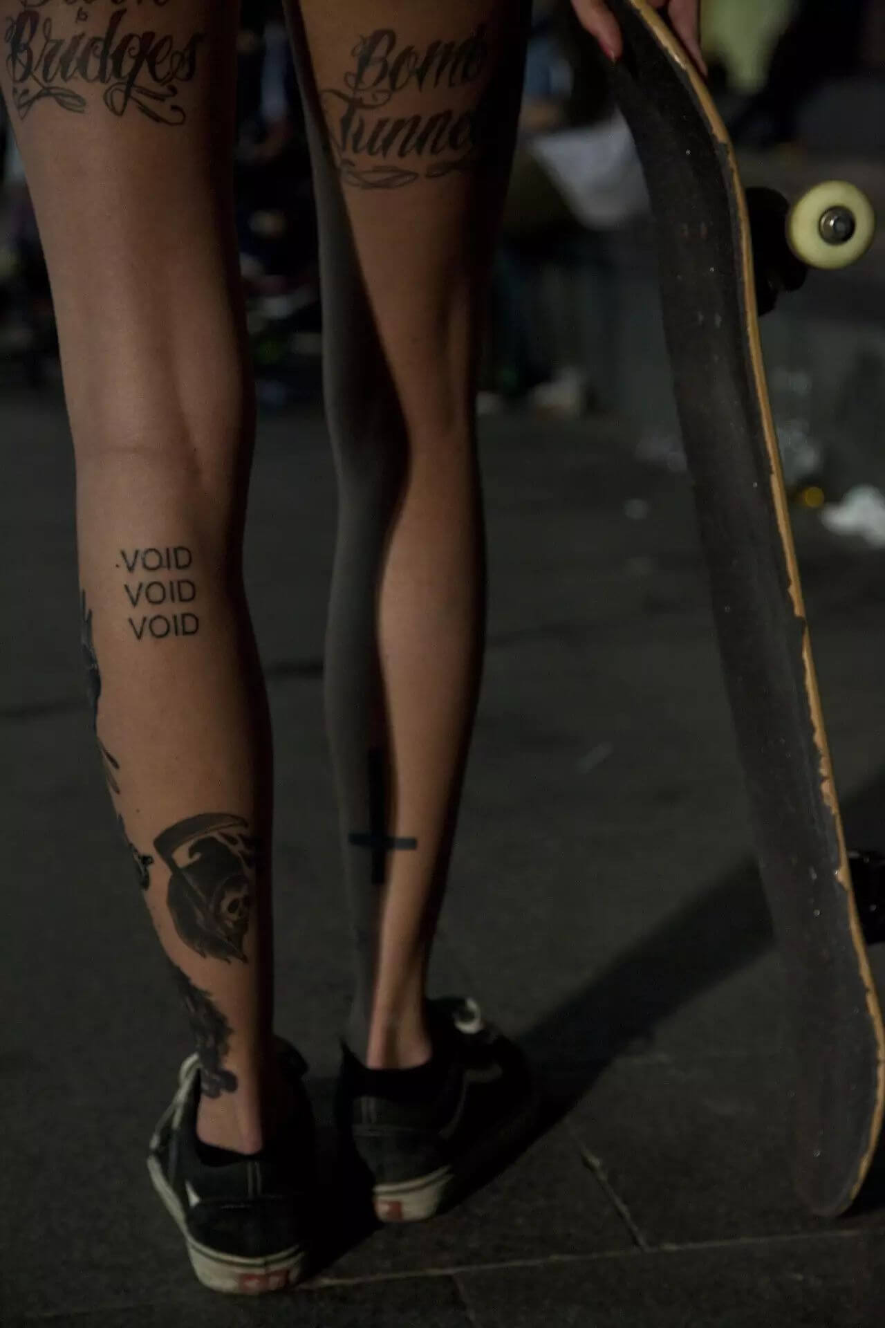 thigh tattoos