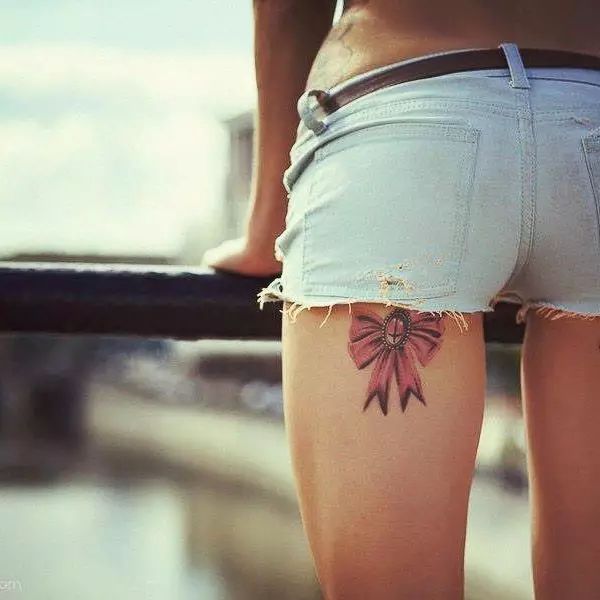 thigh tattoos 