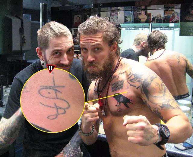 tom hardy's tattoo