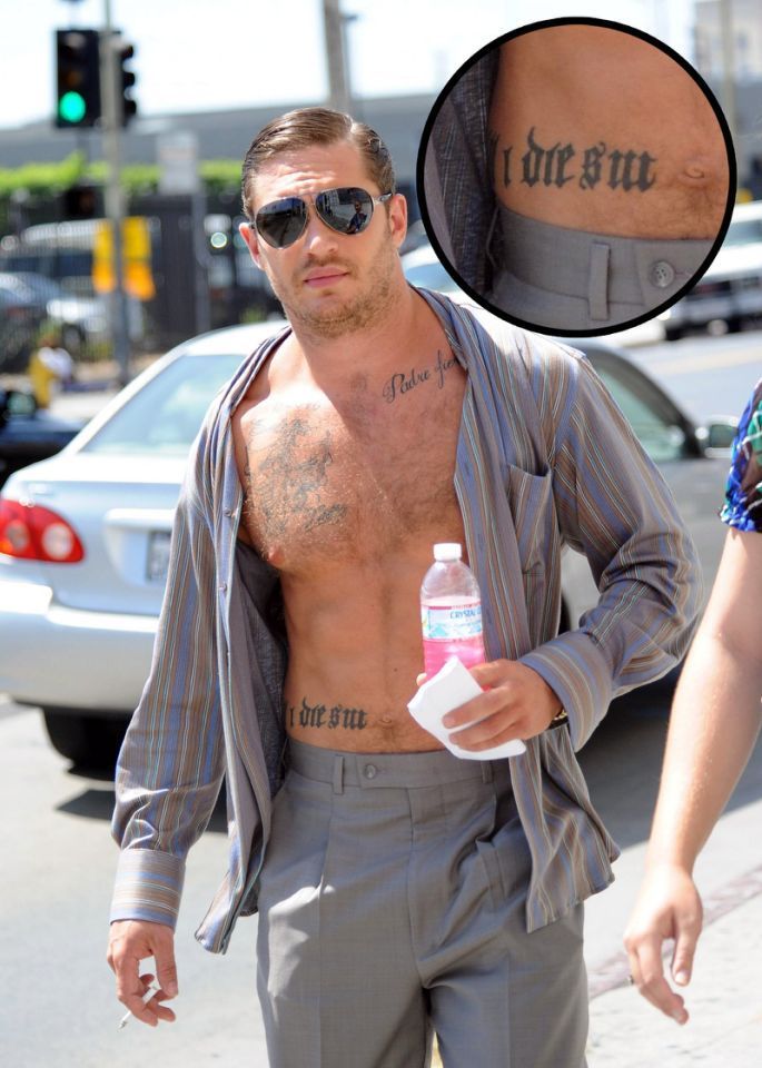 tom hardy's tattoo