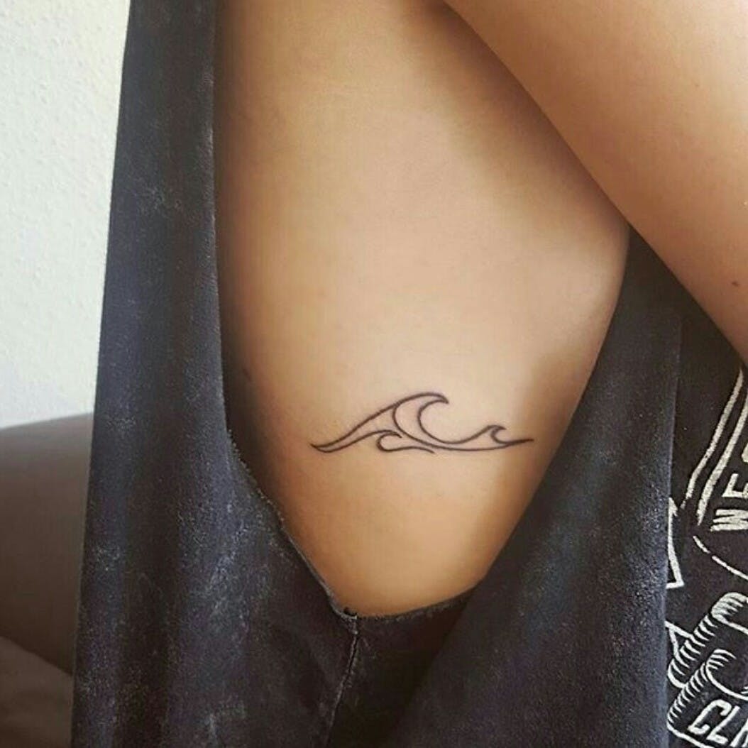 wave tattoo tattoo for women
