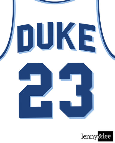 personalized duke jersey