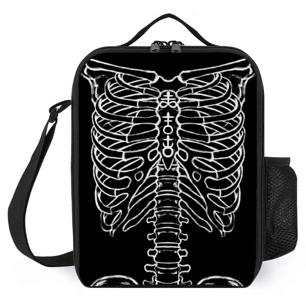 Occult Ribs Insulated Lunch Bag 7.8" x 3.1" x 9.8"