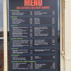 Casa Pasta Clontarf delivery menu and takeaway menu