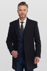 Van Gils Men's Wool Tailored Overcoat