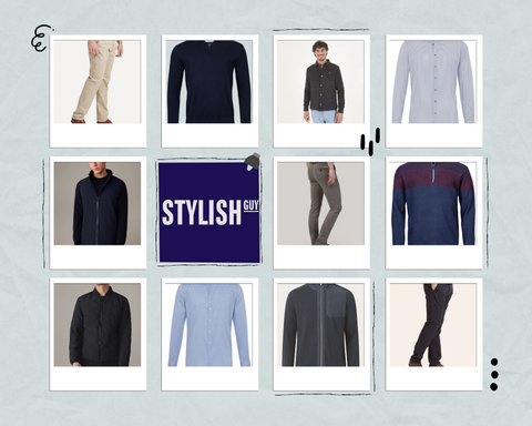 Work attire at the Stylish Guy menswear. We have many options for back to work attire. Fro that smart casual look that looks well and professional. Chinos, shirst, half-zips, jackets, pull overs and jeans. 