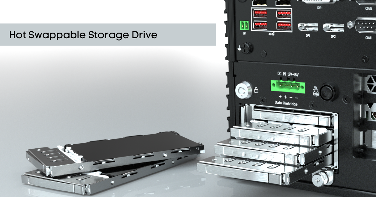 Hot-swappable-storage-drives