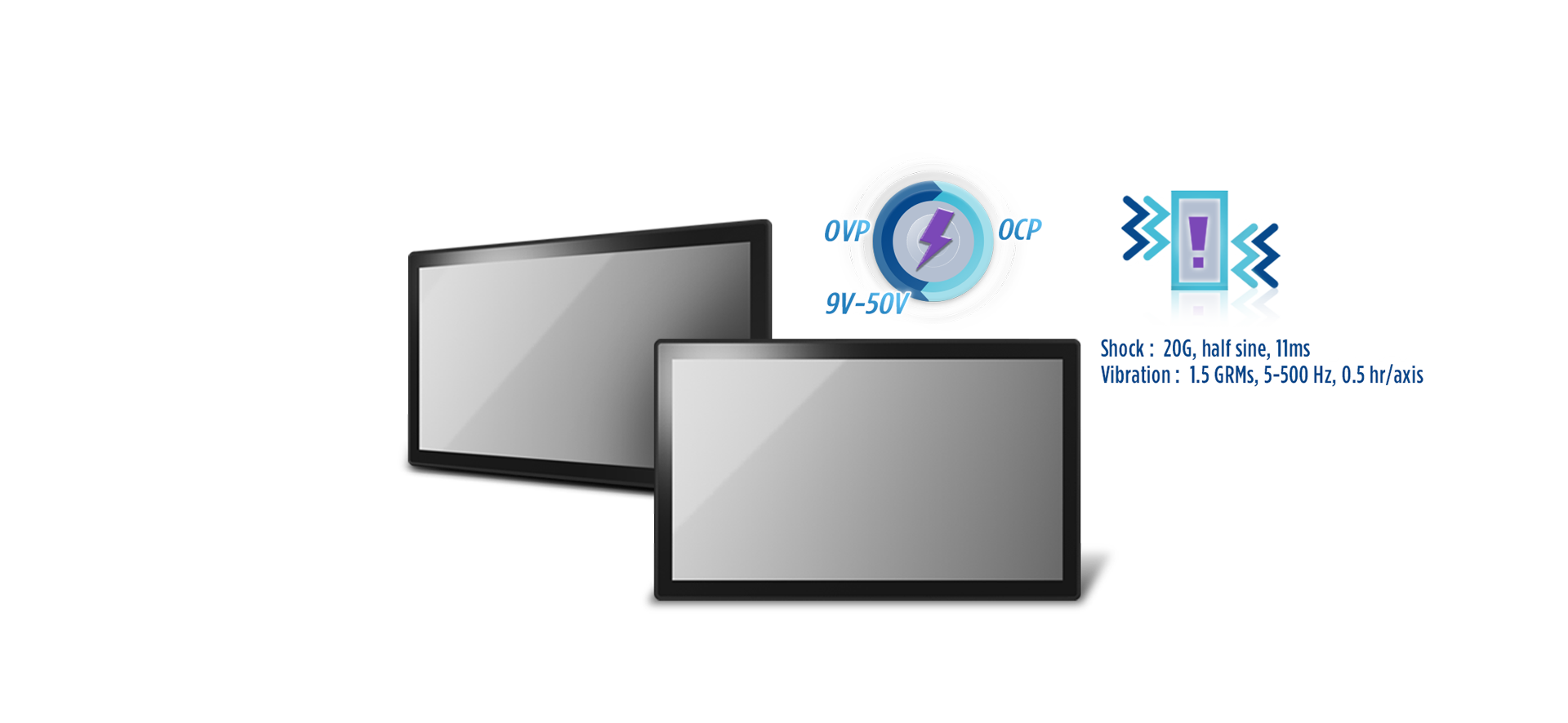 longevity-industrial-panel-pc-OVP-OCP-wide-range-voltage-input