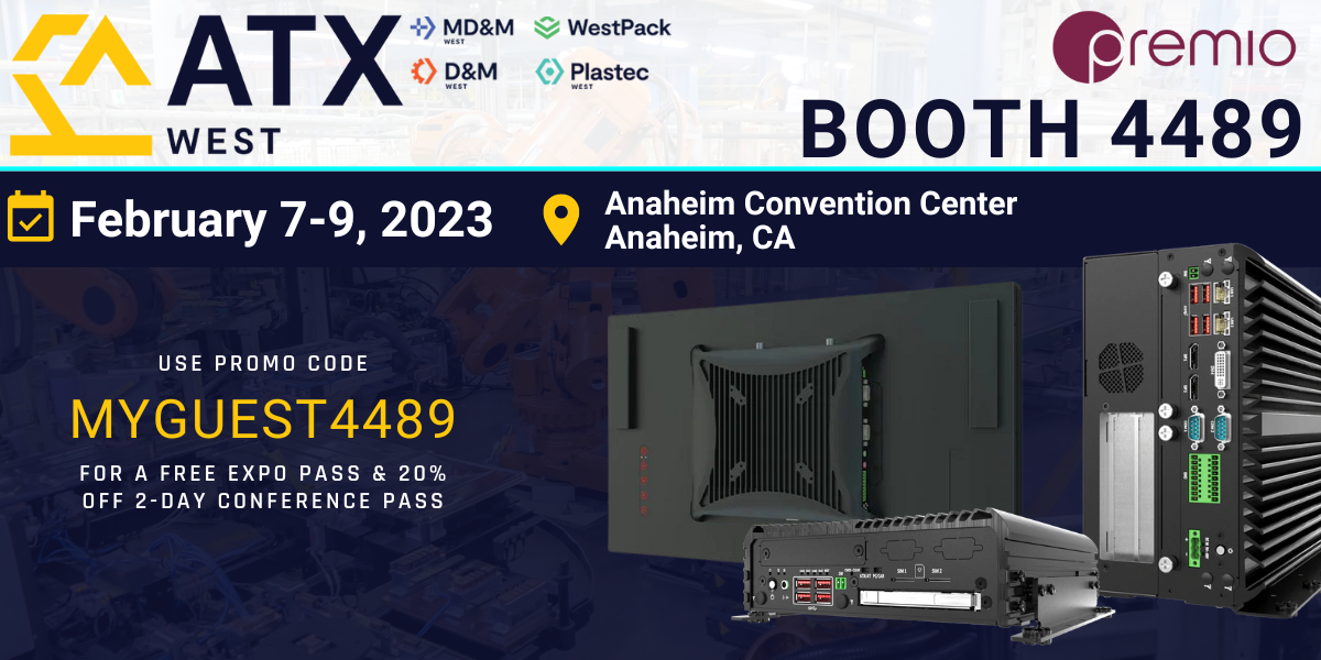 Premio Tradeshow Banner - ATX West 2023 Booth 4489