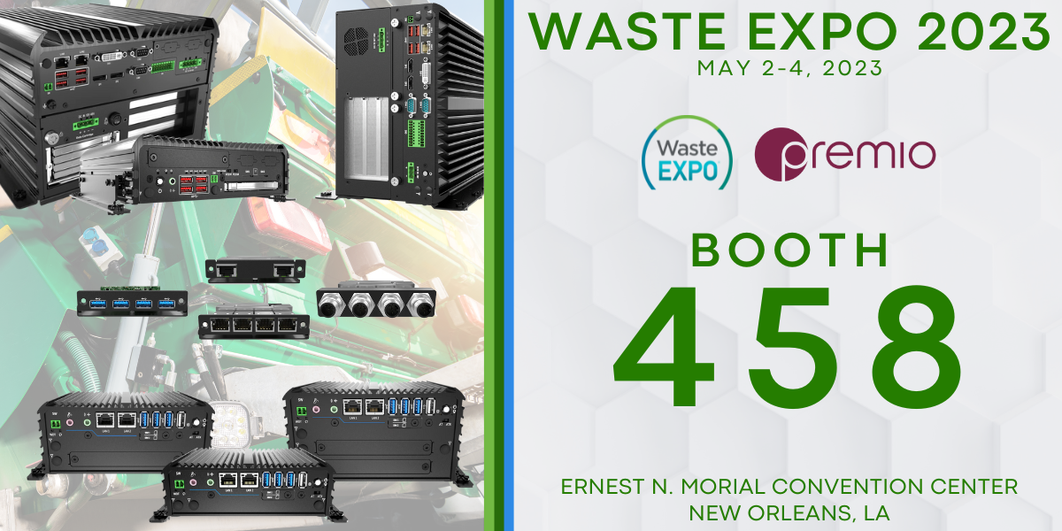 Premio Inc - Waste Expo 2023 Booth 458 from May 2-4, 2023 at Ernest M. Morial Convention Center, New Orleans, LA