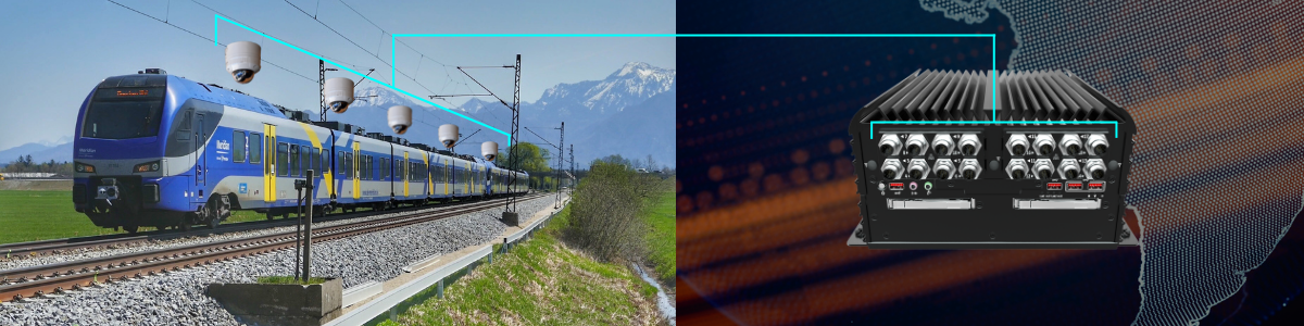 in-vehicle industrial computer powers surveillance cameras in railway deployment