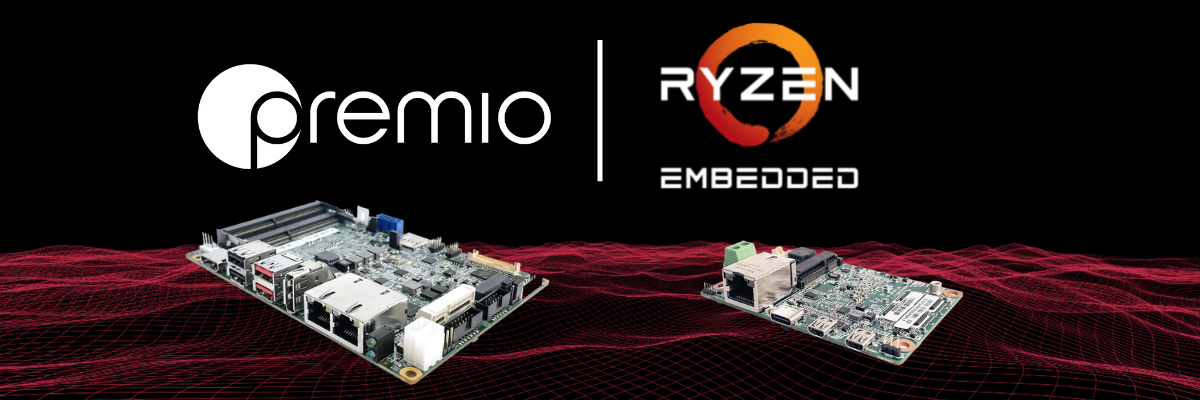 Premio AMD Ryzen Embedded SBCs Footer