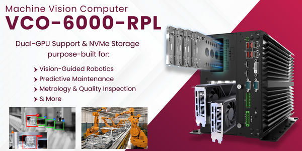 VCO-6000-RPL Machine Vision Computer with 13th Gen Intel Core