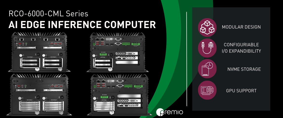 RCO-6000-CML Series Modular AI Edge Inference Computer with EDGEBoost Nodes