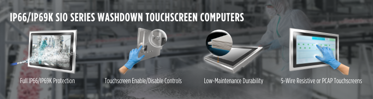IP66-69K  Washdown Touchscreen Computer