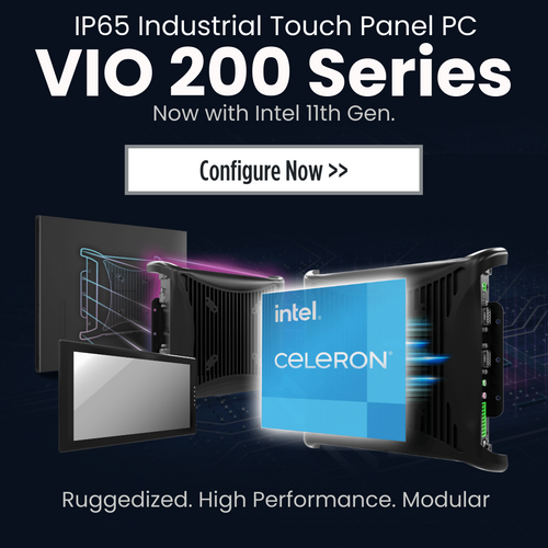 11th Gen Intel Celeron Processor Industrial Touch Panel PC