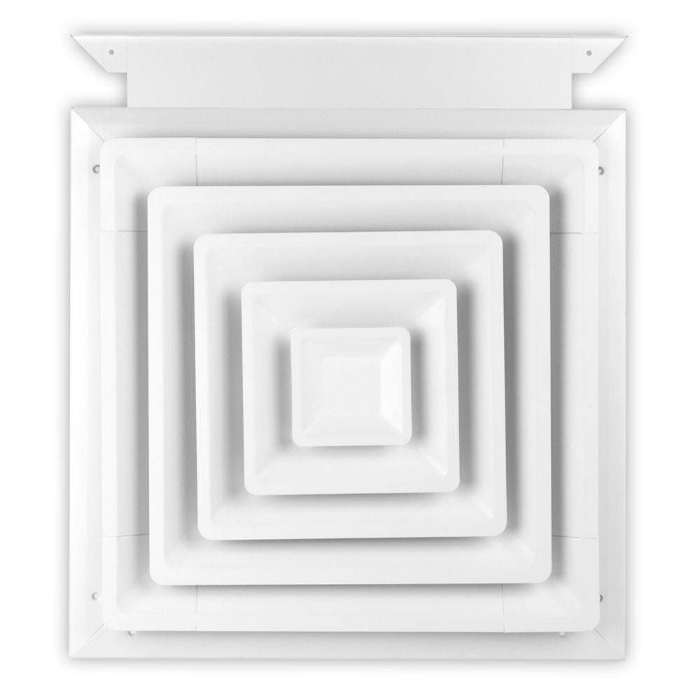 425 Series Step Down 4 Way Swamp Cooler Directional Diffuser With Slide In Damper