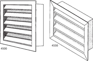 Weather-Proof Louver S/F 4500-62X18